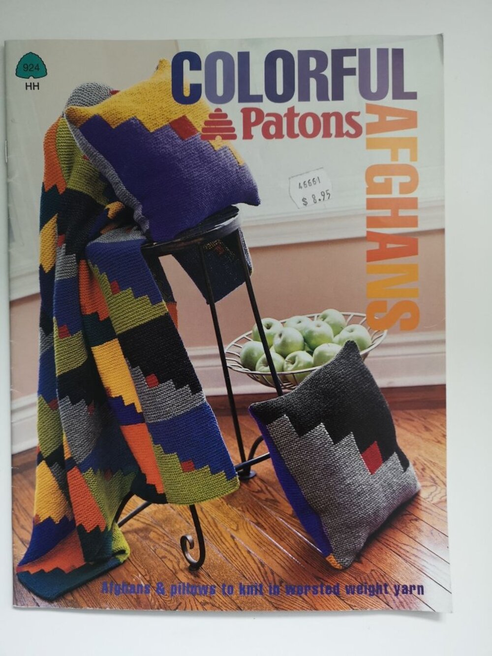 Vintage Patons Colorful Afghans Knitting Patterns
